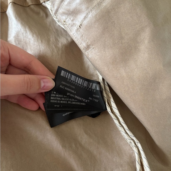 Zara Beige Trench Coat - Picture 5 of 9